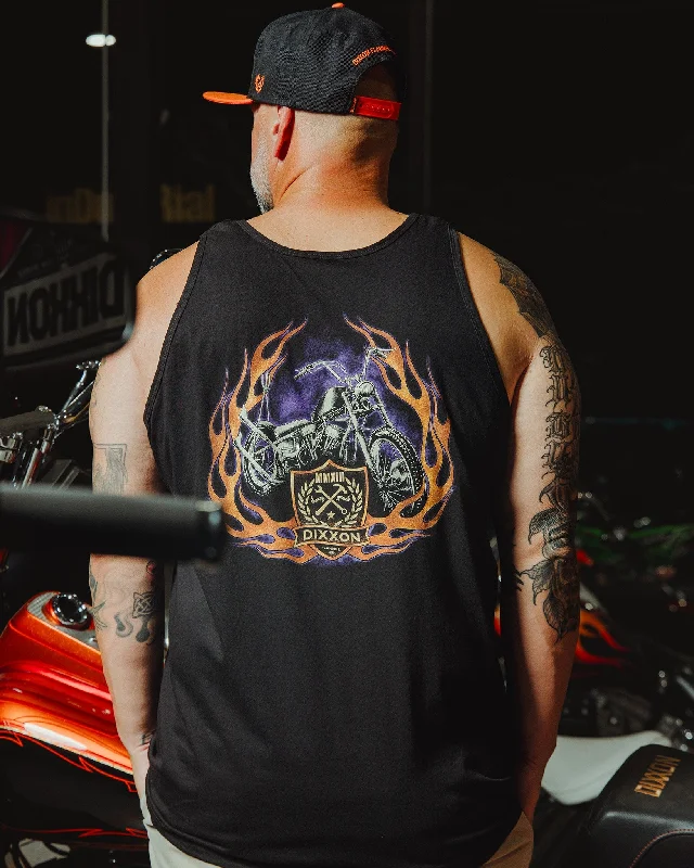 Fire Crest Tank - Black