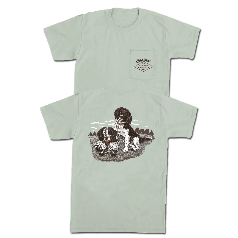 Tucker Carlson Dogs Pocket Tee