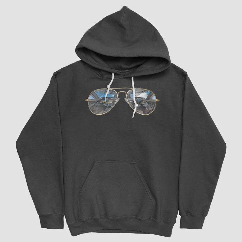 Aviator Sunglasses - Pullover Hoodie