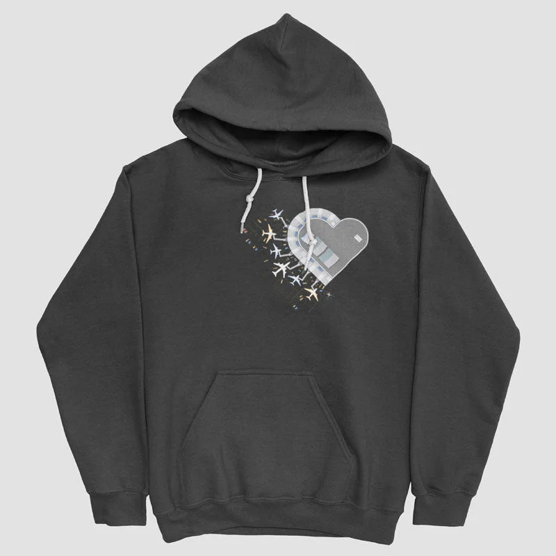 Heart Overhead - Pullover Hoodie